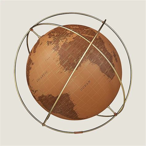 globe terrestre hermes|Hermes Hermes Terrestrial globe Odyssee 24 H311950M 01.